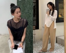 “微辣穿搭”让视觉降温透肤、方领只露一点就性感